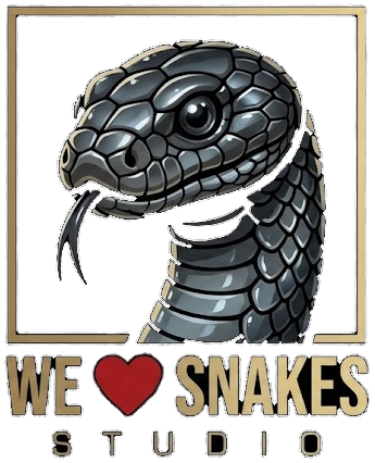 The WeLuvSnakes logo